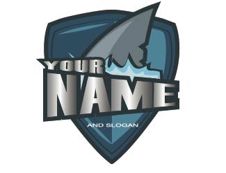 Projektowanie logo dla firm online Shark logo